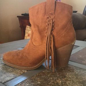 Suede Booties
